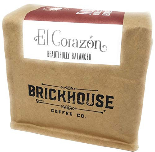 Light-Medium Roast Honduran El Corazon Ground Coffee by Brickhouse Coffee Co.  12 Ounce