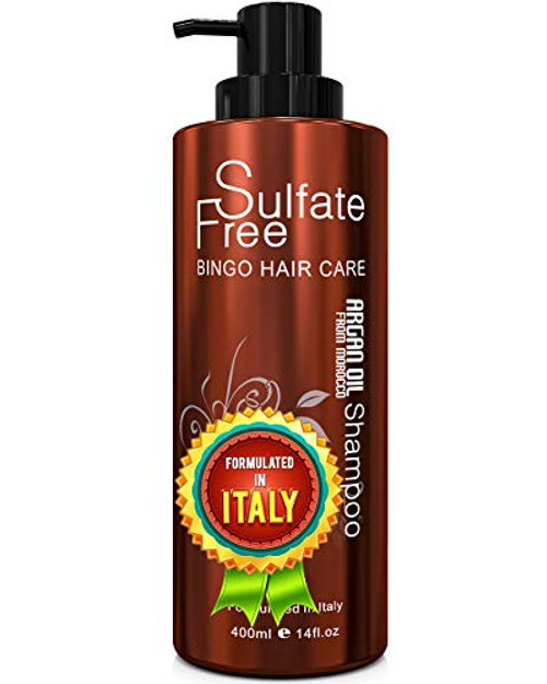 Moroccan Argan Oil Shampoo Sulfate Free - Best for Damaged, Dry, Curly or Frizzy Hair - Thickening for Fine / Thin Hair, Safe for Color-Treated, Keratin Treated Hair, Professional Line Moroccan Argan Oil Shampoo Sulfate Free - Best for Damaged, Dry, Curly or Frizzy Hair - Thickening for Fine / Thin Hair, Safe for Color-Treated, Keratin Treated Hair, Professional Line