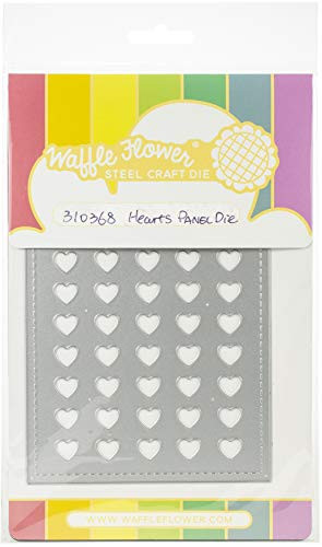 WAFFLE FLOWER CRAFTS Waffle Flower DIE HART, us:one size, Hearts Panel