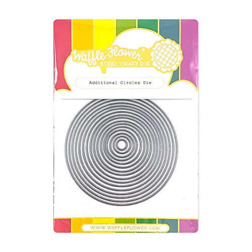 WAFFLE FLOWER CRAFTS Waffle Flower DIE, us:one size, Additional Circles