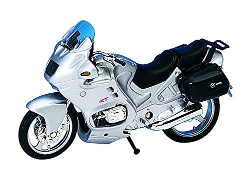 Welly Die Cast Motorcycle Silver Compatible with R1100 RT, 1:18 Scale