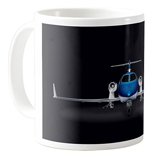 AquaSakura - The Hondajet Aircraft - 11oz Ceramic Coffee Mug Tea Cup
