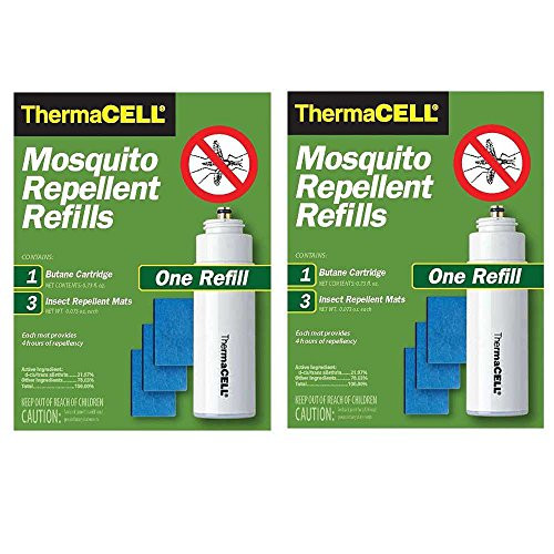 Thermacell Mosquito Repellent 2 Refill Packs for Repellers, Torch and Lanterns (2-Pack: 24 Hours Protection)