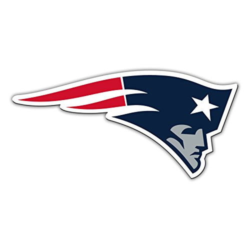 Fremont Die Consumer Products NFL Shop Authentic 12" Magnet Team Banner Helmet/Logo (New England Patriots Logo)