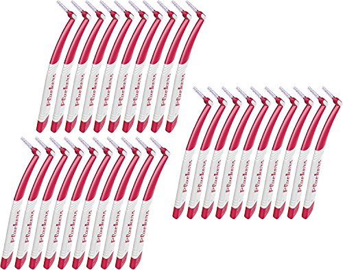 Plackers Interdental Angle Brush RA, 3 Packs of 10