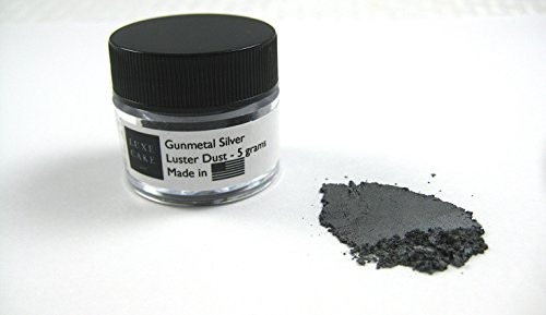 Dark Silver Luxury Cake Dust, 5 grams, USA Made