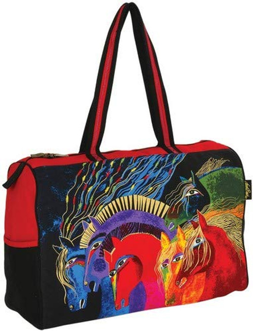 Laurel Burch Travel Bag Zipper Top, 21-Inch by 8-Inch by 15-Inch, Wild Horses of Fire Laurel Burch Travel Bag Zipper Top, 21-Inch by 8-Inch by 15-Inch, Wild Horses of Fire