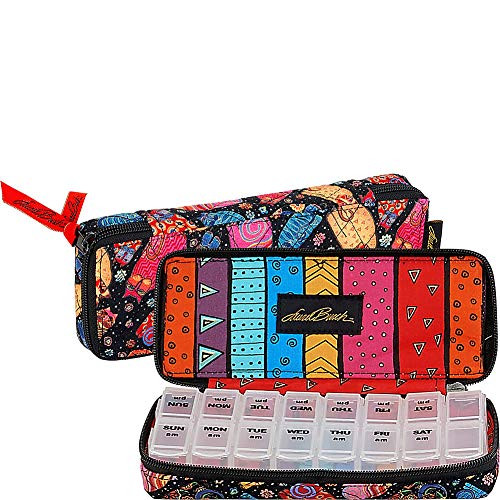 Laurel Burch Multi Feline 7 Day Pill Organizer (Multi) Laurel Burch Multi Feline 7 Day Pill Organizer (Multi)