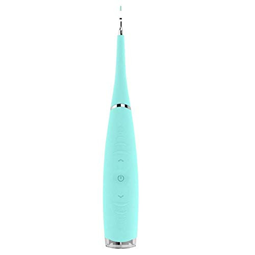 Electric Dental Calculus Remover, High-Frequency Vibration Tartar Scraper Tartar Remover for Dental Calculus, Tartar, Tooth Stains, Plaque Removal, 5 Adjustable Modes, Powered by USB, Blue