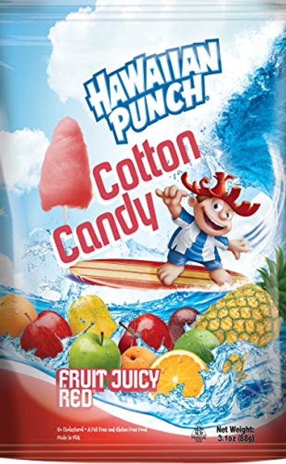 Hawaiian Punch Cotton Candy Openstock, Fruit Juicy Red, 3.1 Ounce (Pack of 12) Hawaiian Punch Cotton Candy Openstock, Fruit Juicy Red, 3.1 Ounce (Pack of 12)