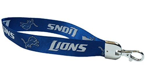 Pro Specialties Group NFL Detroit Lions Wristlet Lanyard, Blue, One Size