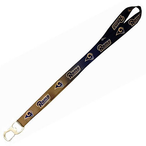 Pro Specialties Group Los Angeles Rams NFL Lanyard with Bottle Opener