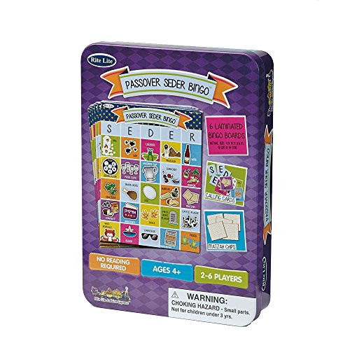 Passover Bingo Game With Storage Tin