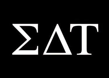 Sigma Delta Tau Sorority NOK Decal Vinyl Sticker |Cars Trucks Vans Walls Laptop|White|5.5 x 2.5 in|NOK050