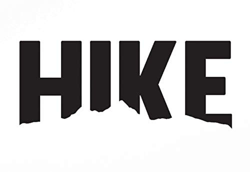 Hike Mountains Wanderlust NOK Decal Vinyl Sticker |Cars Trucks Vans Walls Laptop|Black|7.5 x 3.5 in|NOK068 Hike Mountains Wanderlust NOK Decal Vinyl Sticker |Cars Trucks Vans Walls Laptop|Black|7.5 x 3.5 in|NOK068