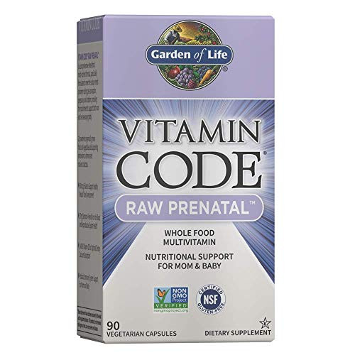 Garden of Life Vitamin Code Raw Prenatal Multivitamin, Whole Food Prenatal Vitamins with Iron, Folate not Folic Acid, Best Vegetarian Gluten Free Prenatals for Women, 90 Capsules Garden of Life Vitamin Code Raw Prenatal Multivitamin, Whole Food Prenatal Vitamins with Iron, Folate not Folic Acid, Best Vegetarian Gluten Free Prenatals for Women, 90 Capsules