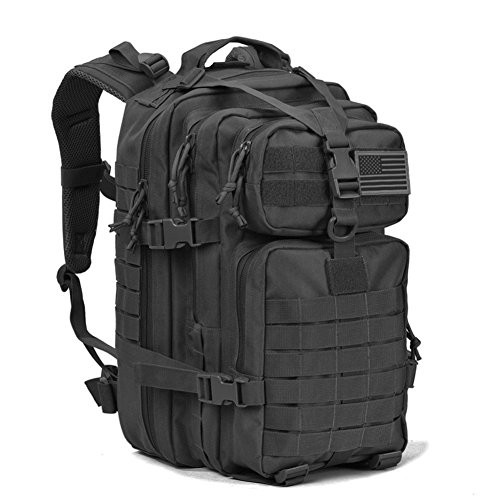 Military Tactical Backpack Army Molle Assault Pack Bug Bag Backpacks 34L Daypack Black