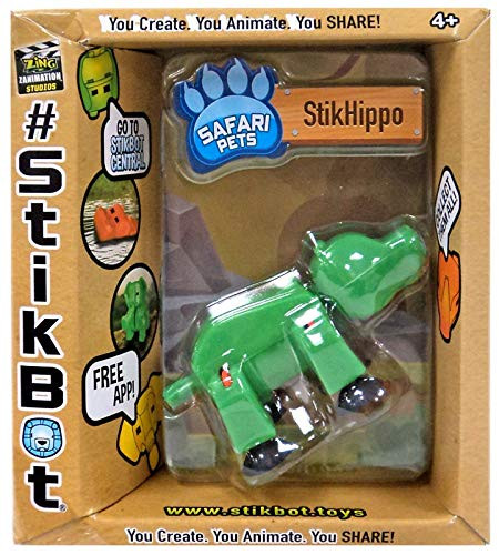 Stikbot Safari Pets Solid Green StikHippo