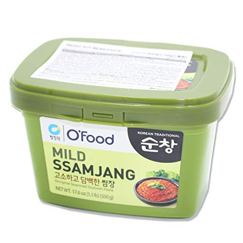 Chung Jung One Sunchang Seasoned Soybean Paste (Ssamjang) 17.6 oz (1.1lb, 500g)