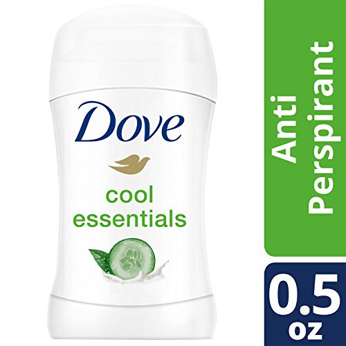 Dove Advanced Care Antiperspirant Deodorant Stick, Cool Essentials, Travel Size 0.5 Ounce, 6 Count