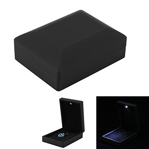 Jewelry Box, LED Lighted Ring/Pendant/Bracelet/Necklace Jewelry Display Case Gift Storage Box (Pendant Box)