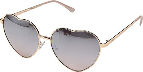 GUESS GF0335 Shiny Rose Gold/Bordeaux Mirror One Size