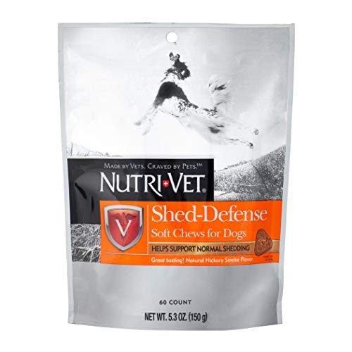 Nutri-Vet Shed Defense for Dogs|Formulated with Omega-3 & 6 Fatty Acids|5.3 Ounces