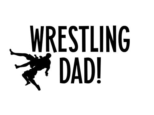 Creative Concepts Ideas Wrestling Dad CCI Decal Vinyl Sticker|Cars Trucks Vans Walls Laptop|Black|5.5 x 3.5 in|CCI2698 Creative Concepts Ideas Wrestling Dad CCI Decal Vinyl Sticker|Cars Trucks Vans Walls Laptop|Black|5.5 x 3.5 in|CCI2698
