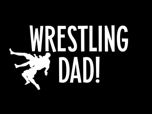 Creative Concepts Ideas Wrestling Dad CCI Decal Vinyl Sticker|Cars Trucks Vans Walls Laptop|White|5.5 x 3.5 in|CCI2728 Creative Concepts Ideas Wrestling Dad CCI Decal Vinyl Sticker|Cars Trucks Vans Walls Laptop|White|5.5 x 3.5 in|CCI2728