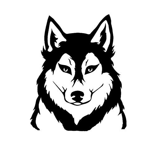 Husky Dog Face NOK Decal Vinyl Sticker |Cars Trucks Vans Walls Laptop|Black|5.5 x 4.5 in|NOK471 Husky Dog Face NOK Decal Vinyl Sticker |Cars Trucks Vans Walls Laptop|Black|5.5 x 4.5 in|NOK471