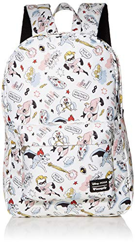 Disney Pixar Incredibles 2 Kapow Backpack by Loungefly,White