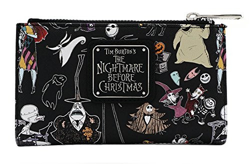 Loungefly Disney Nightmare Before Christmas Character Print Bi-Fold Wallet