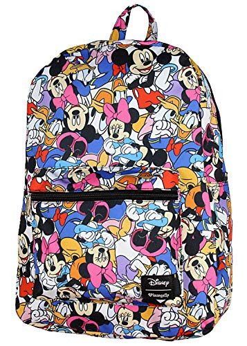 Disney Mickey Minnie Mouse Donald Daisy Duck Backpack Friends Print