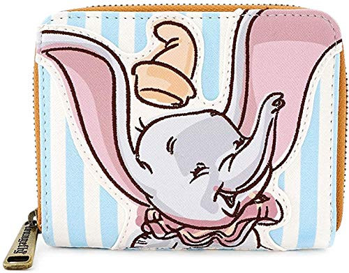 Loungefly Disney Dumbo Striped Faux Leather Wallet Loungefly Disney Dumbo Striped Faux Leather Wallet