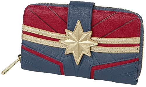 Loungefly Captain Marvel All Around Wallet Zip MVWA0009 Loungefly Captain Marvel All Around Wallet Zip MVWA0009