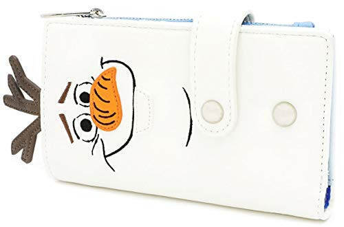 Loungefly x Disney Frozen Olaf Flap Wallet (One Size, White) Loungefly x Disney Frozen Olaf Flap Wallet (One Size, White)
