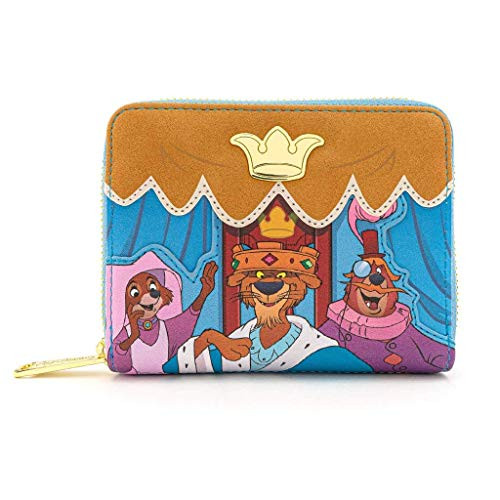 Loungefly x Disney Robin Hood Archery Tournament Zip-Around Wallet, Multi, One Size Loungefly x Disney Robin Hood Archery Tournament Zip-Around Wallet, Multi, One Size