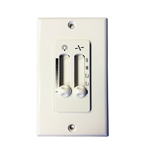 Harbor Breeze Off-White Wall-Mount Universal Ceiling Fan Remote Control
