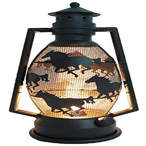 LL Home Metal Horse Lantern Light