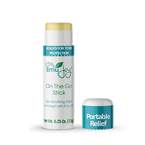 Mosquito Bite Relief - Bug Bite Itch Relief for Kids Baby & Adults - Anti Itch Treatment for Insect Bites Bee Stings Bed Bug Bites - All Natural Emu Joy On The Go Stick