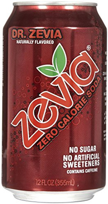 Zevia All Natural Diet Soda - Dr. Zevia - 12 ounces - 6 Cans Zevia All Natural Diet Soda - Dr. Zevia - 12 ounces - 6 Cans