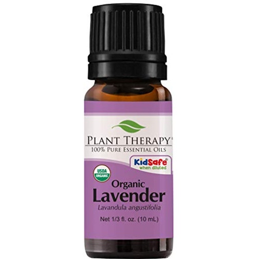 Plant Therapy Lavender Organic Essential Oil 100% Pure, USDA Certified Organic, Undiluted, Natural Aromatherapy, Therapeutic Grade 10 mL (1/3 oz)