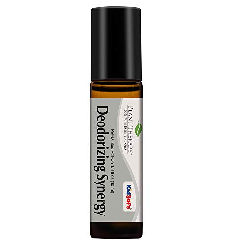 Plant Therapy Deodorizing Synergy Essential Oil Pre-Diluted Roll-On 10 mL (1/3 oz) 100% Pure, Undiluted, Therapeutic Grade Plant Therapy Deodorizing Synergy Essential Oil Pre-Diluted Roll-On 10 mL (1/3 oz) 100% Pure, Undiluted, Therapeutic Grade