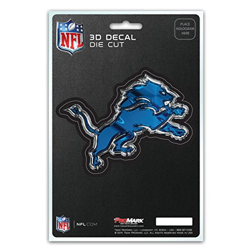 FANMATS NFL - Detroit Lions 3D Team Logo Decal