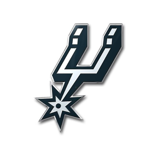 NBA San Antonio Spurs Color Auto Emblem, One Size, One Color