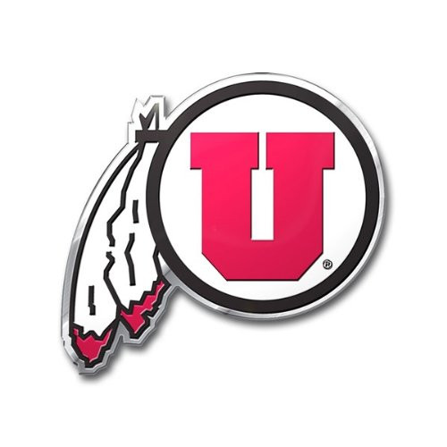 FANMATS University of Utah Heavy Duty Aluminum Color Emblem