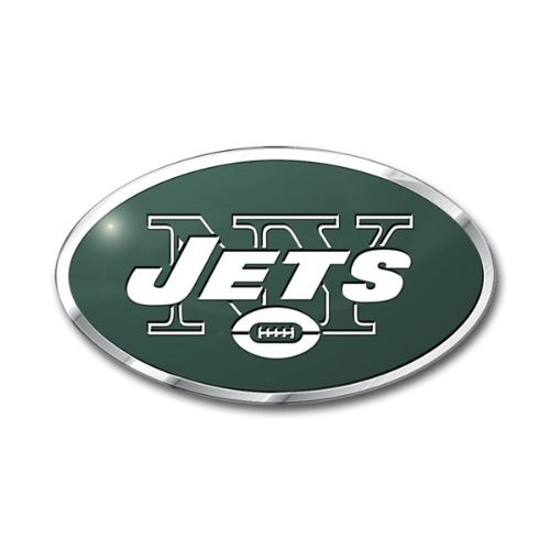 Patch Collection New York Jets Colored Aluminum Auto Emblem