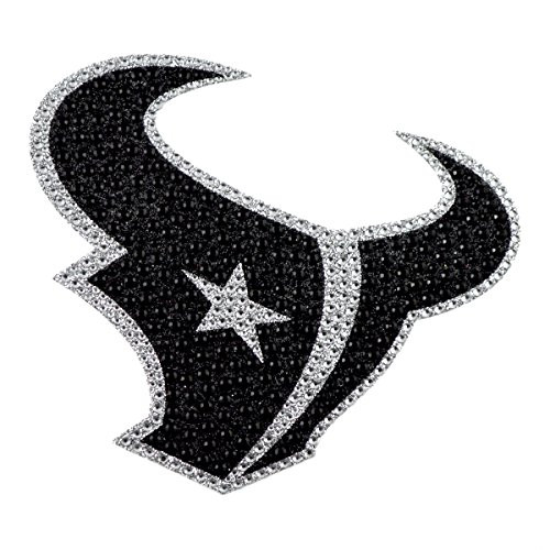 NFL Houston Texans Bling Emblem, 6.25-inches