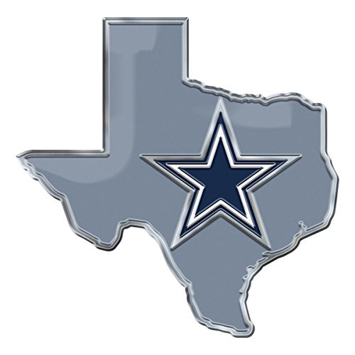 FANMATS NFL - Dallas Cowboys Team State Aluminum Emblem