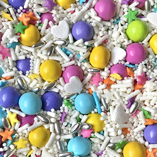 Sprinkles | 8 oz | Pastel Sprinkles | Sprinkle mix | Cake sprinkles | Cupcake Sprinkles | Pastel sprinkle mix | Baby sprinkle | Manvscakes
